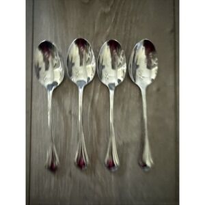 Oneida Stainless Falkirk Set of 4 Oval Place Soup‎ Spoons